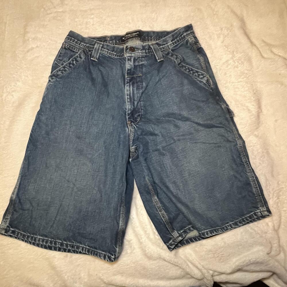 Polo Ralph Lauren Shorts Mens 34 Blue Denim Canton Carpenter 12in Inseam
